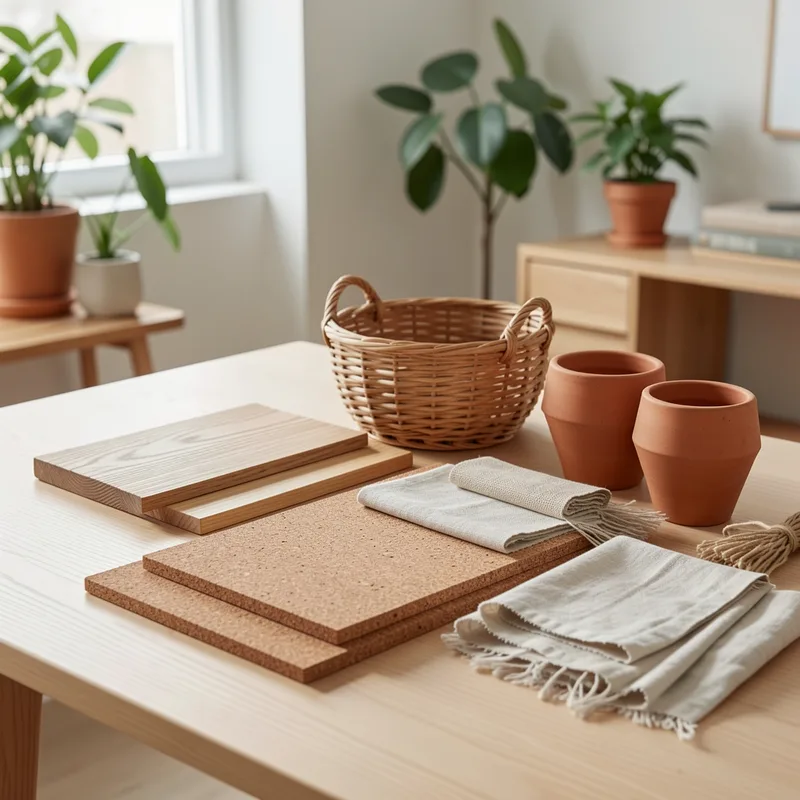 12 matériaux écologiques pour une déco durable et esthétique